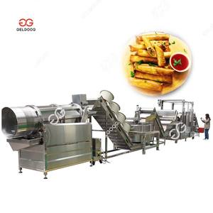 Machine industrielle de traitement de puces de crevettes, feuille de friture d'écorce de porc de Tortilla, Machine d'emballage de rouleau de printemps - Product Image 1