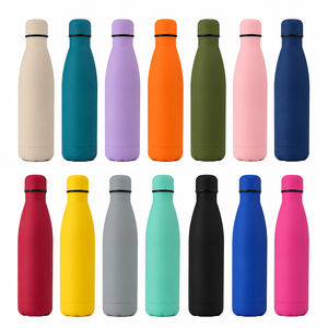 Botella de Agua de Acero Inoxidable con Aislamiento al Vacío, Forma de Lata de <span class=keywords><strong>Cola</strong></span>, con Logotipo Personalizado, Boca Estrecha, Estilo Retro, para Regalos Promocionales y Eventos - Product Image 1