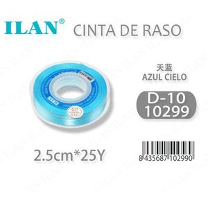 Nastro in Raso Ilan 2.5Cm 25Y Blu Cielo per Artigianato - Product Image 3
