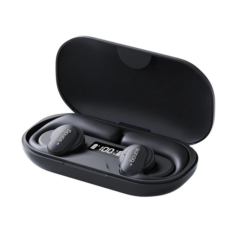 Sanag Z30s Open Ear Air Conduction TWS Earphone Bluetooth 5.3 Wireless Headphone Sports Ear Hook Surround Space Audio Earbuds
