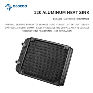 Socooler 120s-8 thanh nhôm bóng mang Hệ thống làm mát nước 12 đường thủy 25dba yên tĩnh thân thiện với môi trường cho máy tính - Product Image 4