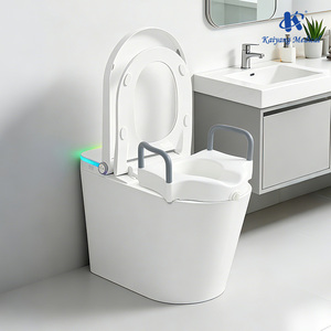 Siège <span class=keywords><strong>de</strong></span> <span class=keywords><strong>toilette</strong></span> surélevé réglable avec mains courantes, équipement <span class=keywords><strong>de</strong></span> sécurité pour salle <span class=keywords><strong>de</strong></span> bain pour personnes âgées - Product Image 1