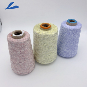 Sunday <span class=keywords><strong>Angora</strong></span> benang campur 42% Viscose/40% PBT/18% nilon kekuatan tinggi pola celup rajut memakai sweater daur ulang benang rambut Rabit
