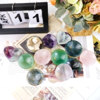Vente en gros de bols en cristal naturel, améthyste, en forme de lune, de cœur et de chat, pour la guérison, la décoration de la maison et le rangement de bijoux