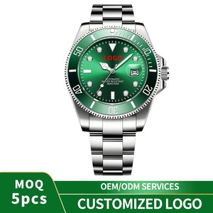 Drioshipping Logo personnalisé Montres mécaniques de luxe pour hommes étanches classiques en acier inoxydable à quantité minimale de commande basse Business Sport Wrist ODM - Product Image 5