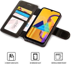 LeYi para Xiaomi Redmi Nota 8T cuero cartera Flip caso de HD Protector de pantalla <span class=keywords><strong>a</strong></span> prueba de golpes <span class=keywords><strong>a</strong></span> prueba de - Product Image 2