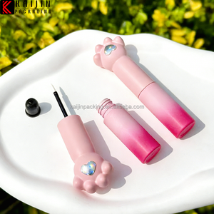 Tube vide pour eye-liner et gloss à lèvres avec bouchon à vis en bois, flacon pour huile à lèvres, contenant de <span class=keywords><strong>maquillage</strong></span>, emballage cosmétique - Product Image 2