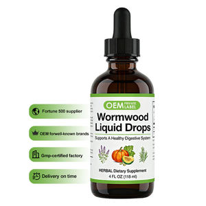 อาหารเสริมสารสกัดจากวอร์มวูด คลอฟ และแบล็ควอลนัท ของแท้จากโรงงานผู้ผลิต (OEM)  แบบน้ำหยดผสมกระเทียมและเมล็ดฟักทอง สำหรับระบบย่อยอาหาร - Product Image 4