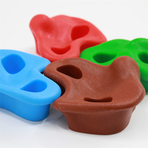 Eco-Friendly Plastic Climbing Holds Outdoor Kids Climbing Walls Used