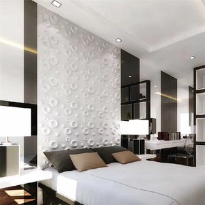 Udk Glossy Sliver Wall Board Gegalvaniseerd 3d Behang Voor Lounge Winkelcentrum Woondecoratie