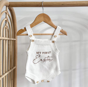 <span class=keywords><strong>Conjunto</strong></span> de Ropa de <span class=keywords><strong>Verano</strong></span> para Bebé <span class=keywords><strong>Recién</strong></span> <span class=keywords><strong>Nacido</strong></span>, Mono Azul sin Mangas de Algodón de Punto Liso para Sesión de Fotos de Primer Cumpleaños, Personalizado - Product Image 4