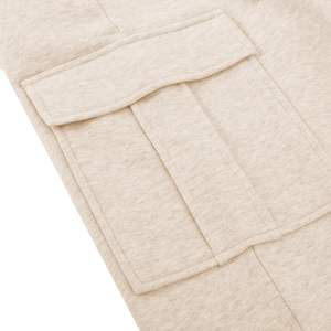 2025 pantalones de chándal Cargo de cintura alta para mujer, pantalones holgados de lana para entrenamiento informal, pantalones para correr, bolsillos transpirables, cintura media, lavado de Color - Product Image 4