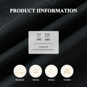 Tissu polaire allemand Eco Rec Poly Stretch |   Épais, chaud et doux |   Manteau/Sous-vêtements/Vêtements de détente |   Bon prix en stock, personnalisable en gros - Product Image 2