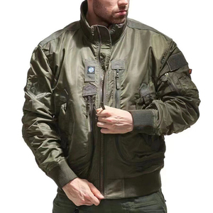 Yakeda hommes veste tactique Air <span class=keywords><strong>pilote</strong></span> étanche <span class=keywords><strong>chasse</strong></span> en plein air uniforme formation grenouille costume capuche tissu veste tactique - Product Image 4