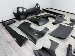 Kit carrosserie LB Style V3 pour <span class=keywords><strong>Nissan</strong></span> <span class=keywords><strong>GTR</strong></span> R35, comprenant lèvre de pare-chocs avant, diffuseur arrière, jupes latérales et séparateurs – Accessoires extérieurs pour voiture - Product Image 5