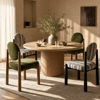 Chaises de salle à manger en bois massif de style français, chaises à dossier simples de style nordique pour la maison, tabourets de salle à manger pour petit appartement