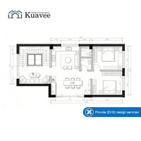 Proyecto de Villa Completa: Diseño de Lujo Discreto, Solución Integral de Materiales de Construcción, Muebles, Puertas, Ventanas, Diseño 2D/3D