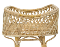 Vente en gros Lit de couchage écologique Berceau en rotin Berceau en osier Jouet pour bébé Berceau pour poupée Meubles pour enfants Bambou Unisexe