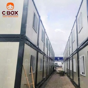 Cbox Protection contre les intempéries – Unités modulaires préfabriquées de 20 et 40 pieds pour dortoirs et entrepôts, maisons conteneurs en kit à vendre - Product Image 1