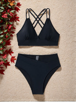 Bikini Sexy con Estampado Marino para Mujer, Traje de Baño para Fiesta en la Playa