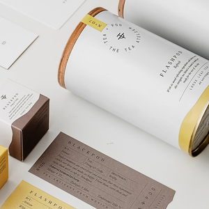 กล่องบรรจุภัณฑ์ชาทรงกระบอกหรูหราแบบกำหนดเอง เกรดอาหาร กล่องของขวัญชาทรงกระบอก ทำจากกระดาษ พร้อมฝาไม้ - Product Image 3