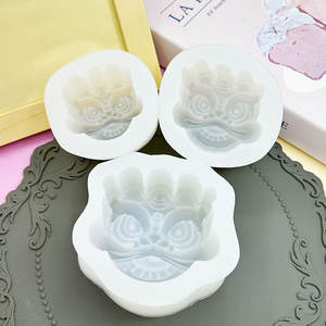 Chinesische Art Lion-Awakening Silikon form für Eis pudding Aroma therapie Dropping Gum Candle Plaster-Langlebiger <span class=keywords><strong>Gummi</strong></span> - Product Image 4