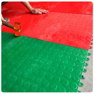 Pièce de plancher d'entrepôt Carrelage en PVC Revêtement de sol en caoutchouc à motif de pièces de monnaie - Product Image 4