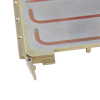 Dissipateur thermique de LED en aluminium à refroidissement par eau de précision personnalisé plaque froide pour application de processeur