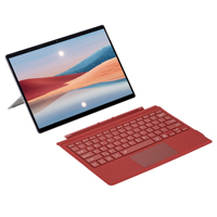 Clavier sans fil détachable et rechargeable pour Microsoft Surface Pro 7, rétroéclairage 7 couleurs, pavé tactile, style ciseaux, nouveau