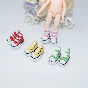 3.5CM small doll 8 points bjd canvas board shoes baby accessories finger dance net red small key chain other fashion keychain