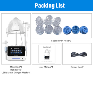 Nueva Máquina Facial de Belleza Portátil 11 en 1 con Terapia de Oxigenación <span class=keywords><strong>O2</strong></span>, Cúpula Facial de Oxígeno, Peeling con Chorro de Agua - Product Image 5