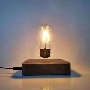 HCNT Magnetic Levitating Bulb Light Wireless Rotating Floating Lamp Led Bulb Table Lamp Personalized Gifts