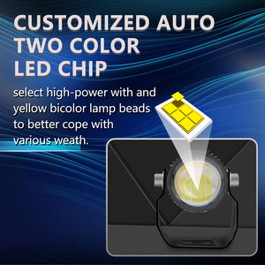 Customized Auto Two Color LED Chip High Power Bicolor Lamp Beads for Motorcycle <b>Spotlights</b> Waterproof Upgrade Front Light - Product Image 1