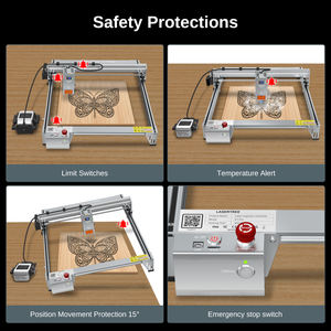 Máquina de Grabado Láser Laser <span class=keywords><strong>Tree</strong></span> K1 PRO 40W con Diodo de Potencia Óptica 4040 de Acero Inoxidable y Asistencia de Aire para Corte de Madera y MDF - Product Image 6
