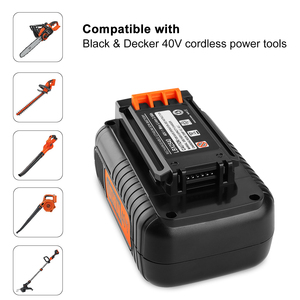 40V 3000mAh <span class=keywords><strong>lithium</strong></span>-<span class=keywords><strong>ion</strong></span> thay thế pin cho <span class=keywords><strong>Black</strong></span> & <span class=keywords><strong>Decker</strong></span> công cụ không dây lst136 lht2436 lsw36 tương thích - Product Image 4