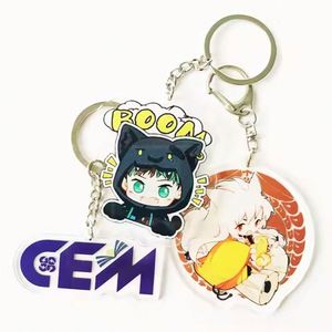 Design <b>Custom</b> Transparent Animation Acrylic <b>Keychain</b> Different Patterns Double Sided <b>Custom</b> Acrylic <b>Keychain</b> - Product Image 6