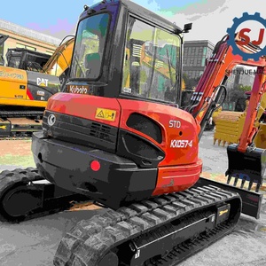 Offre Spéciale : Mini-Excavatrice Kx057-4 d'occasion, importée du Japon, sur chenilles, garantie 1 an, petit rayon de braquage, équipement de construction, moteur d'occasion - Product Image 1