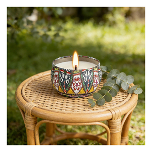 Healing <b>Candle</b> Fragrance Gift Packaging Premium Jar Natural Soy Blend Wellness Meditation Boutique Showcase Offering Display - Product Image 5