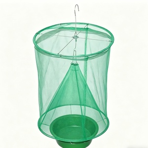 Piège à mouches suspendu, grande capacité, pour extérieur, cage attrape-insectes, piège à insectes pour la lutte antiparasitaire dans les fermes et les jardins - Product Image 1