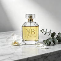 Flacon de parfum de luxe en verre de 100 ml avec pulvérisateur à pompe à surface plate sérigraphiée et diffuseur à bâtonnets – Offre Spéciale