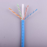 Câble réseau Cat6 UTP intérieur pour caméra IP CCTV, livraison DDP, câble Ethernet Cat6 BC 23AWG 4 paires 305m 550MHz 1000ft