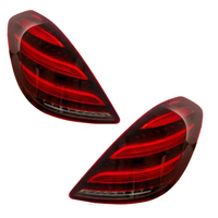 Hochwertige Rote 12V LED-Rückleuchten für S-Klasse W222 S400/S450 2013-2016 Plug & Play Neue Auto-Heckteile