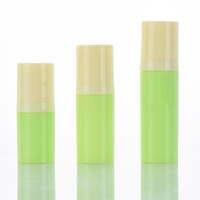 Flacon pompe sans air coloré de luxe 5ml 10ml 15ml, conteneur cosmétique vide sous vide avec logo personnalisé pour lotion et sérum