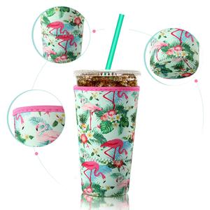 Reusable Iced Coffee Sleeve <b>Cup</b> Insulator Neoprene Insulated Sleeves Drink Sleeve Holder for <b>Cold</b> Drinks Beverages and Holder - Product Image 4