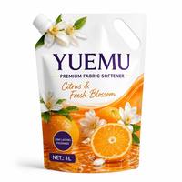 Adoucissant concentré liquide en sachet de 1L avec poignée, antistatique, pour vêtements intimes - Vente en gros OEM