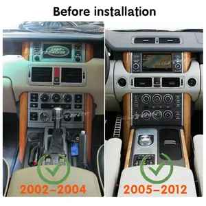 แผงไฟฟ้ากระแสสลับสำหรับแลนด์โรเวอร์เรนจ์ L322 V8 2002-2012บอร์ดวิทยุติดรถยนต์หน้าจอสัมผัส LCD โหมดคู่ - Product Image 4