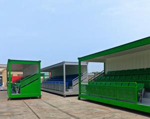 Tribunas modulares de contenedores Marinos para el Club Sports Center School Park Football Stadium Stand Tribune Stade De Football - Product Image 4