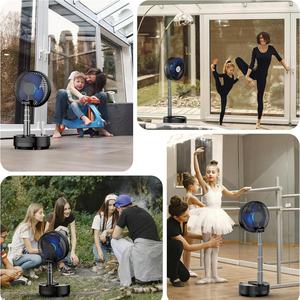 Ventilador Socool con Batería de 20000 mAh, Portátil, Recargable, Mini Ventilador de Camping, Control Remoto Manual, Ajuste Extensible, Cargador sin Aspas - Product Image 2