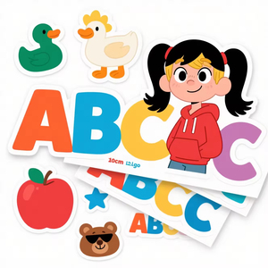 Etiquetas Adhesivas de Vinilo Decorativas Personalizadas al por Mayor, Resistentes al Agua, con Logotipo Recortado, Adhesivo UV, PET, PP, BOPP - Product Image 6