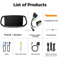 Système de navigation GPS autoradio Android 13 10'' avec Carplay, écran IPS 1280*720, lecteur radio pour Kia KX3 2014-2018